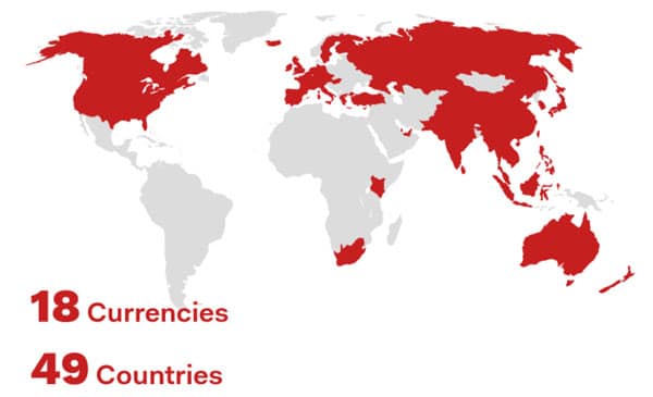 WeChat users can make payments through the platform in 18 currencies and nearly 50 countries